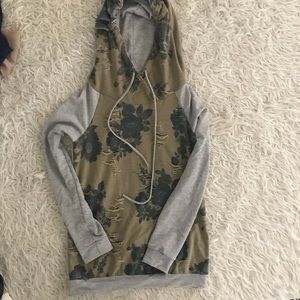 Cute distressed style sweatshirt